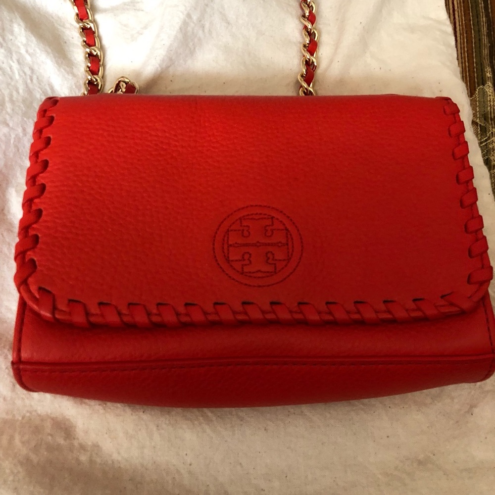Tory Burch Marion Shrunken Shoulder Handbag